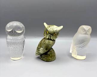 Special Owl Paperweights