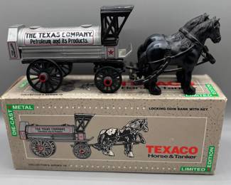 Texaco DieCast Metal Horse  Tanker