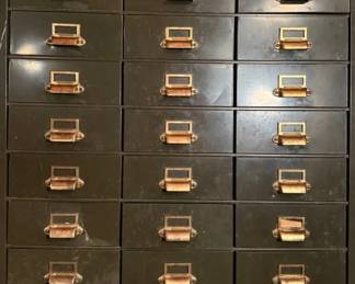 Filing Card Metal Cabinet 27 Drawers