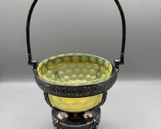 Art Nouveau Bowl With Stand