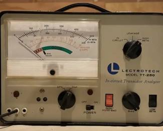 Vintage Lectrotech InCircuit Transistor Analyzer