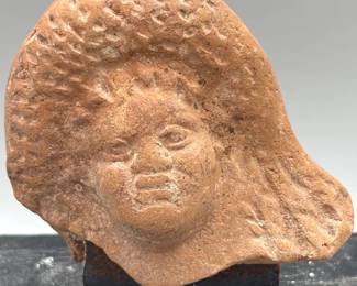 RomanoEgyptian Terracotta Head