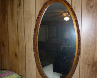 VINTAGE WALNUT MIRROR