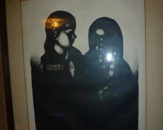 RARE DIEGO RIVERA "MOTHER & CHILD"  SIGNED & NUMBERED 68/150