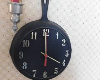 CAST IRON WALL CLOCK