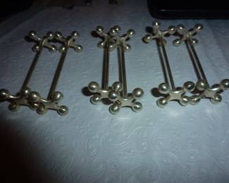 VINTAGE SILVER PLATE KNIFE RESTS