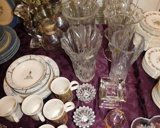 CRYSTAL AND GLASSWARE