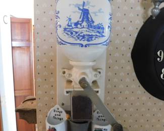 VINTAGE DELFT COFFEE GRINDER
