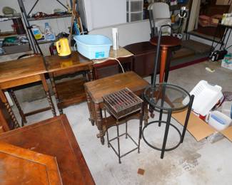 VARIOUS SMALL TABLES