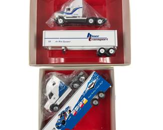 Diecast Metal Winross Semi Tractor Trailer Truck Hiner Transport Dana Racing
