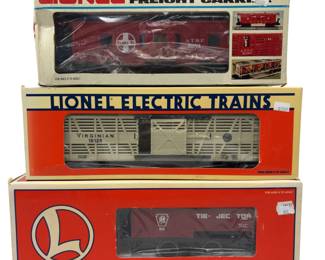 O27 LOT Train Cars Lionel Cattle Caboose 6-9274 16125 18427