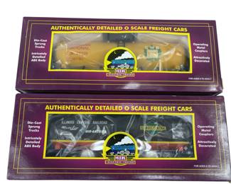 O27 MTH Train Tank Cars 96087 Illinois & 90029 CN