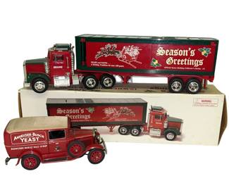 Danbury Mint 1931 Ford Budweiser Delivery Truck + Sears Semi