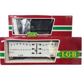 G LGB Refrigerator Coal Cars 4074 B02 43760