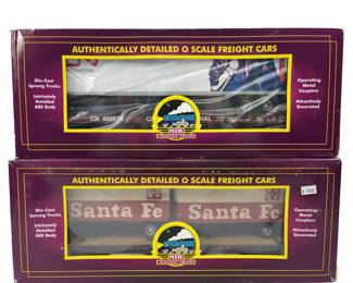 O27 MTH CN 685874 Flat Car Trailer 98768 PUP 92767 98818