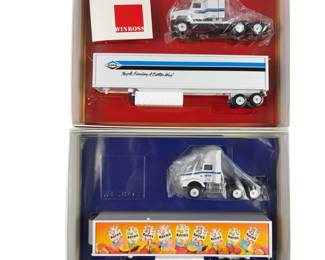 Diecast Metal Winross Semi Tractor Trailer Trucks Dana Nestle Kern's