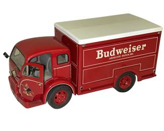 Danbury Mint 1955 White 3000 Budweiser Beer Delivery Truck Cargo with Cases