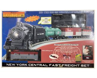 O27 Rail King New York Central Fast Freight Set Die Cast Metal Engine