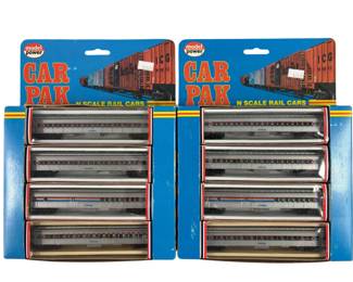 N LOT 2 Car Paks Passenger Cars AMTRAK