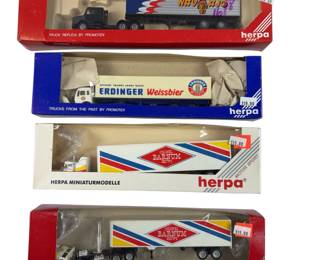 HO Herpa Semi Tractor Trailer Trucks 1:87