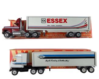 Diecast Metal Winross Semi Tractor Trailer Truck Essex Dana