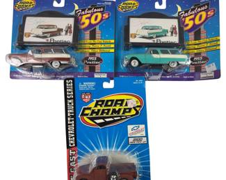 Diecast Metal Road Champs Fabulous 50s Chevrolet Truck Series