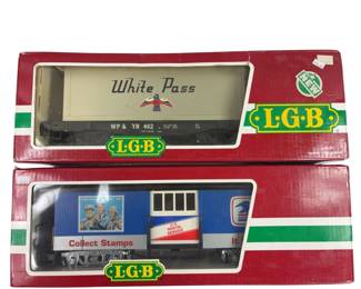 G LGB White Pass 4085 USPS Mail Car 31840