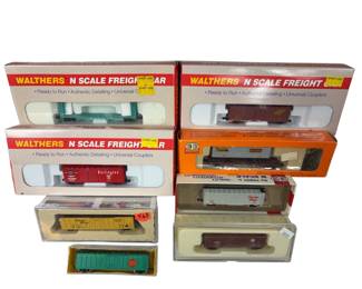 N Walters Bachmann Con-Cor Rolling Stock Box Car Flat Car