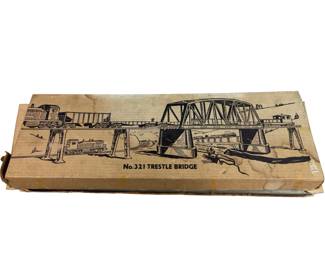 O27 Lionel No. 321 Trestle Bridge Original Box