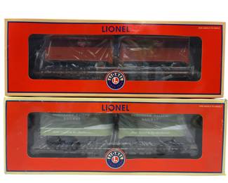 O27 Lionel Train Cars Flat Piggy Back Trailers Milwaukee 27564 NP 27531