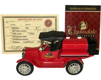 ERTL 1918 Ford Model T BANK Indianapolis 500 Tanker Fire Truck