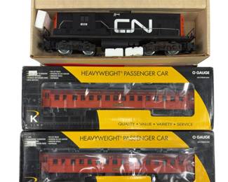 O27 K-Line Engine K2799 InterUrban Powered Dummy + Lionel Dummy