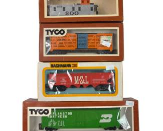 HO Tyco Bachmann Caboose Hopper Box Cattle Cars Rolling Stock