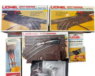 O27 LOT Lionel Remote Control Switch RH + LH Track Clips Operating