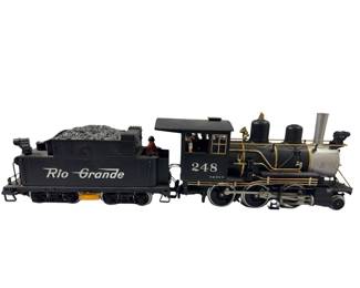 G LGB Rio Grande Sound Tender Steam Engine 248