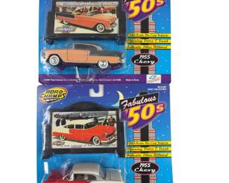 Diecast Metal Road Champs Fabulous 50s Vintage Cars 1955 Chevy