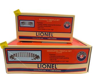O27 Lionel Trestle Sets Elevate Graduated 12755 12754