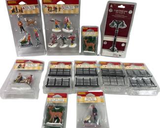 G Lemax New Figurines Scenery Street Light Lamp