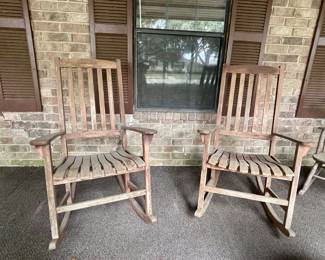 OUTDOOR ROCKING CHAIRS