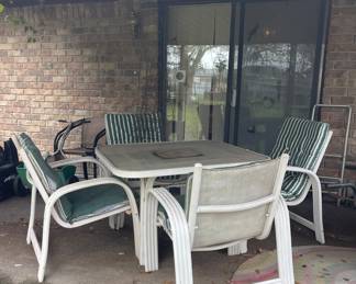 PATIO TABLE AND CHAIRS