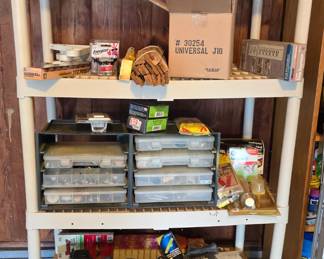 Lots of miscellaneous garage items. And tools.