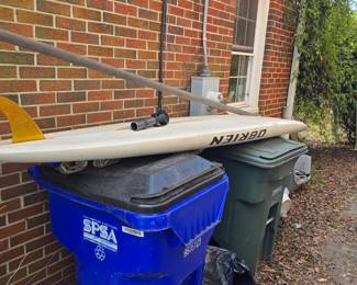 Vintage. O'brien. Windsurfing board.