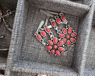 Sterling silver. Earrings.