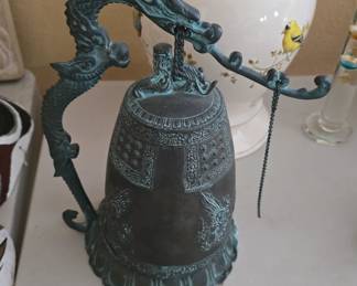 large Japanese hanging bell 