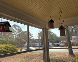 Birdhouses.