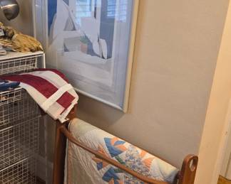 quilts, quilt rack and more 