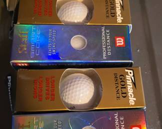 New golf balls.