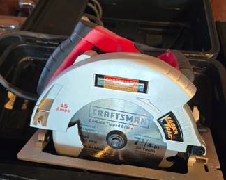 Almost new Craftsman circular saw in case