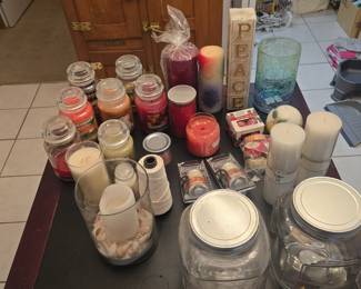 lots of Yankee candles and more 