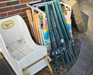 outside garden stakes and more 